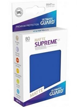 PROTÈGE CARTES SUPRÊME UX BLEU MAT 80UN